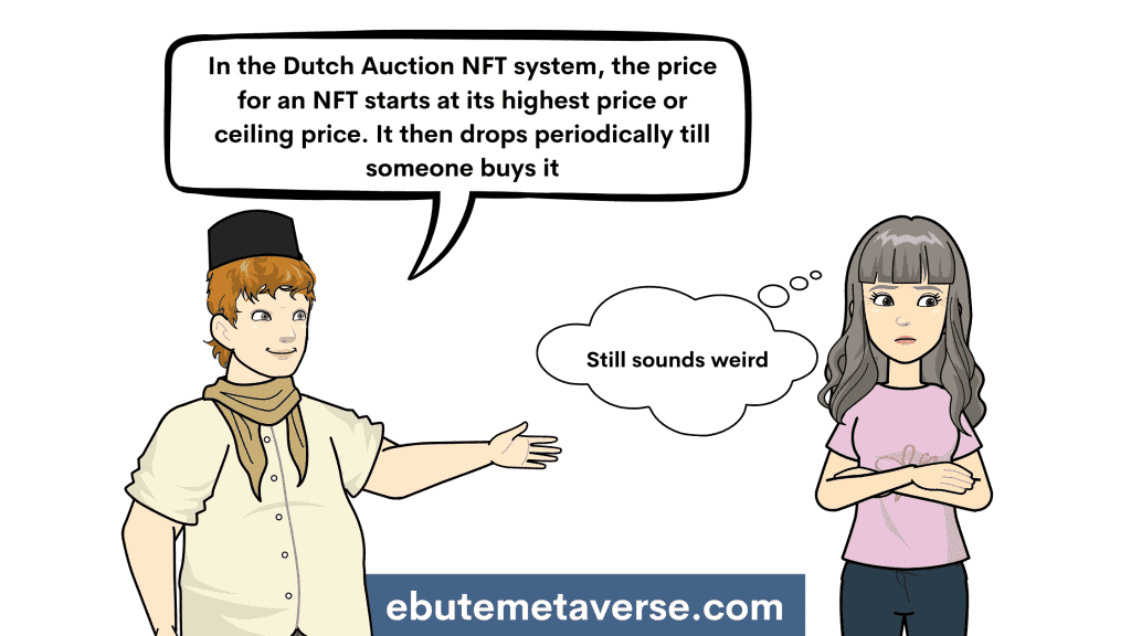 dutch auction nft explanation