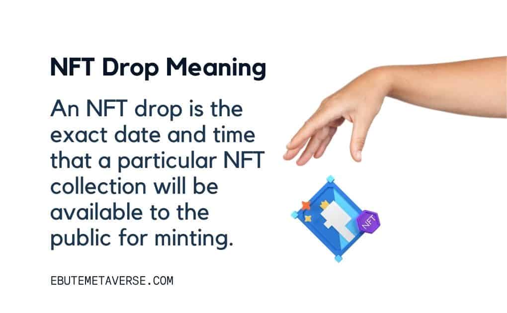 image explaining nft drop meaning