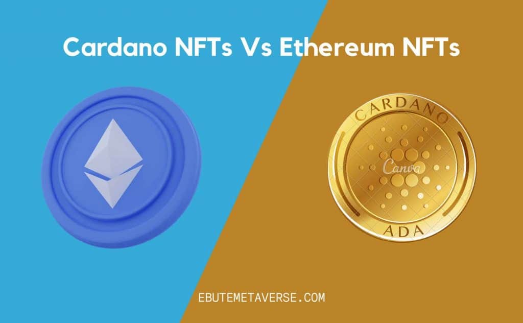 graphics about ada nfts and ethereum nfts comparison