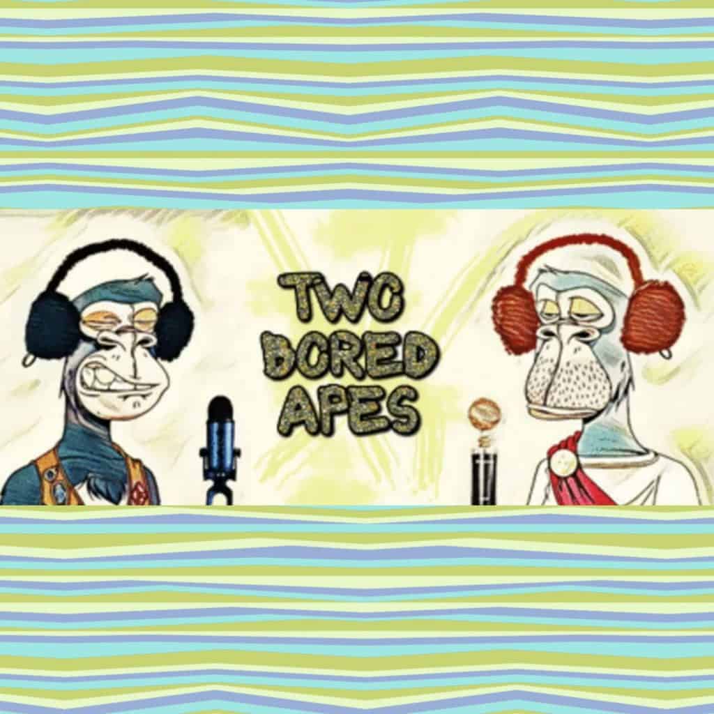 two bored apes nft podcast logo