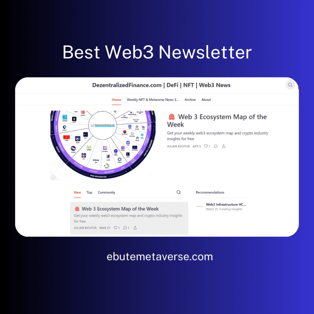 Best Web3 Newsletter dezentralized Finance 1