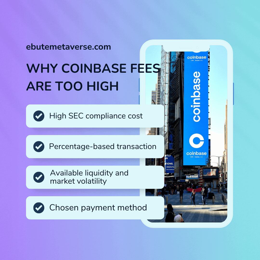 why is miner fee so high coinbase wallet