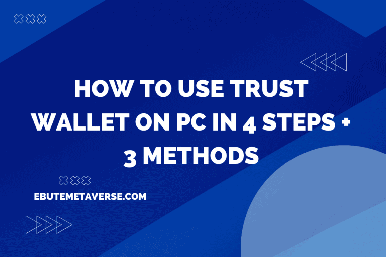 How to Use Trust Wallet on PC in 4 Steps + 3 Methods