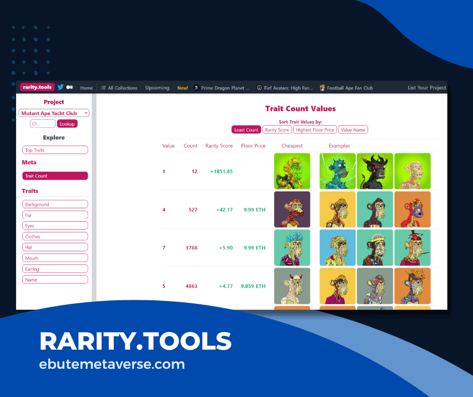 Rarity.tools 1 1