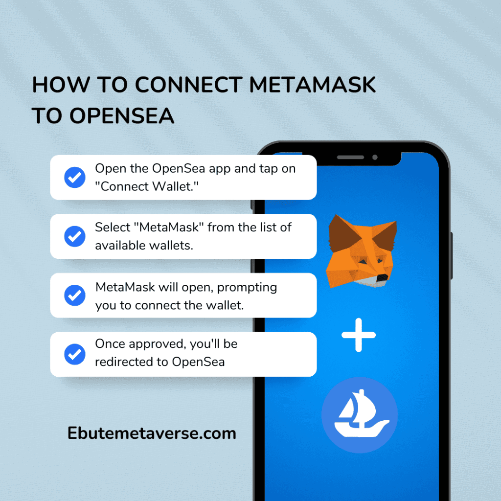 How to easily connect MetaMask wallet to OpenSea