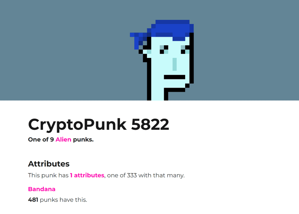 CryptoPunk 5822