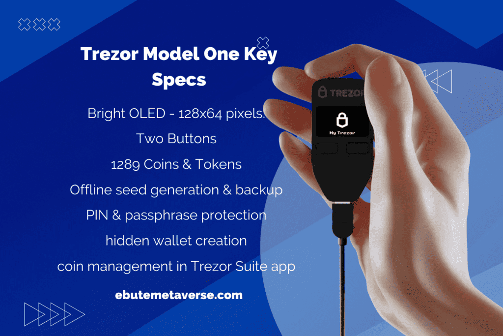 Trezor Model One review Key Specs 1