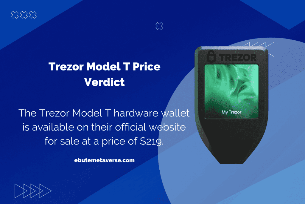 trezor model t price