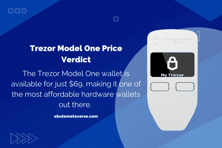 Trezor Model one hardware wallet price 1